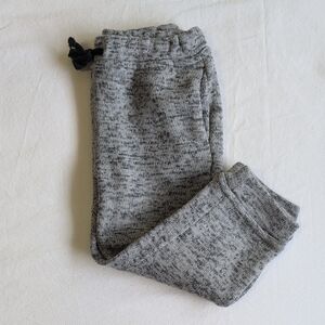 joe fresh active gray marl plush knit fleece joggers pants 2T toddler boys